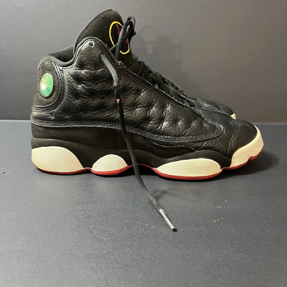 Nike Air Jordan 13 Retro Playoff Basketball Shoes Youth SZ 6.5 Black DJ3003-062